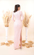 Jula - High Neck with side slit dress